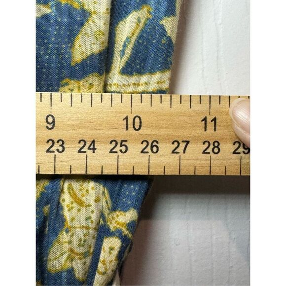 ULLA JOHNSON Kemala Tiered Waist Tie Printed Cotton-Blend Voile Maxi Dress 2 - Picture 9 of 16